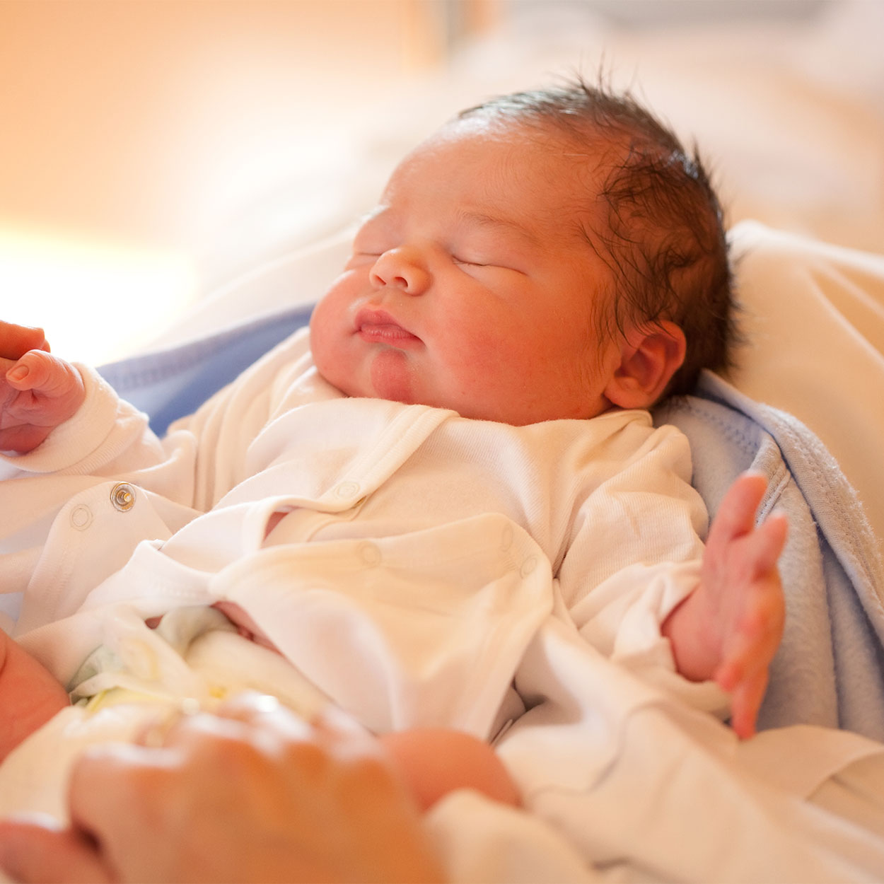 New born baby sleeping